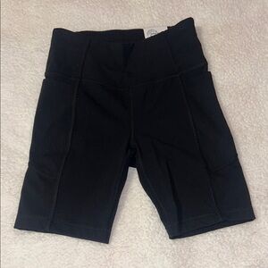Mondetta Black Bike Shorts High-Waisted Matte